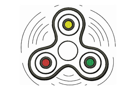 A Designer's Look at the Spinner Game Embroidery Design