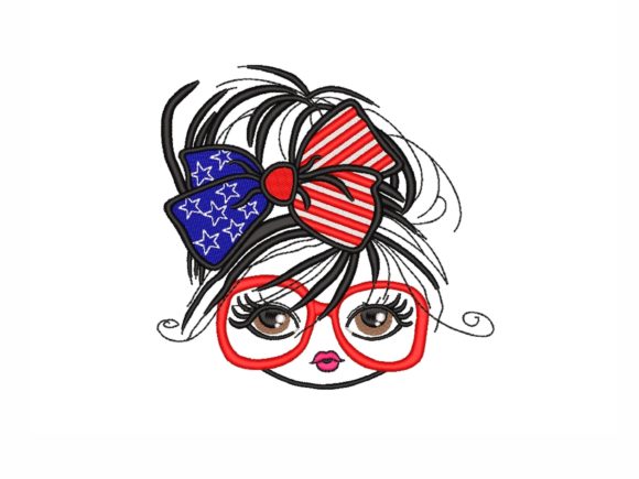 A Designer's Take on Patriotic Girl for Seasonal Projects