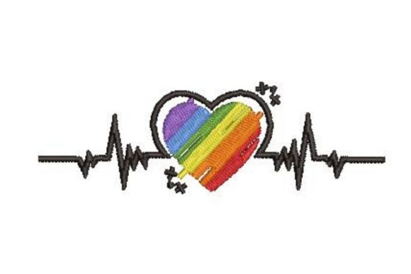 A Designer’s Review of the Heartbeat Pride Heart Embroidery