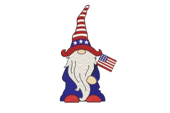 A Seller's Review of the 4th of July Gnome Patriotic Embroidery Design