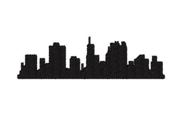 Atlanta Skyline Silhouette Embroidery Review for Holiday Gifts
