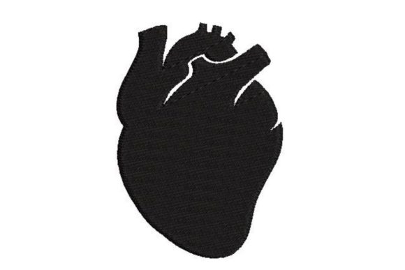 Black Heart: A Seasonal Embroidery Design for Heartfelt Gifts