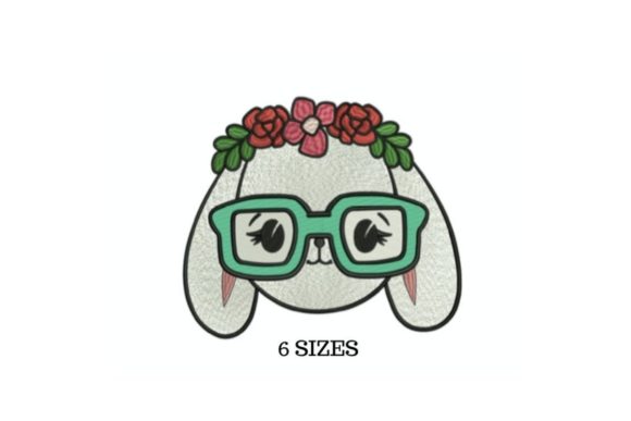 Bunny Glasses: A Sweet Embroidery Design for Personalized Gifts