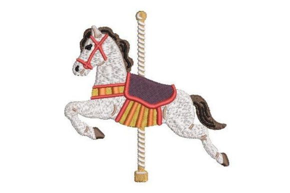 Carousel Horse Embroidery Design: A Seller’s Review