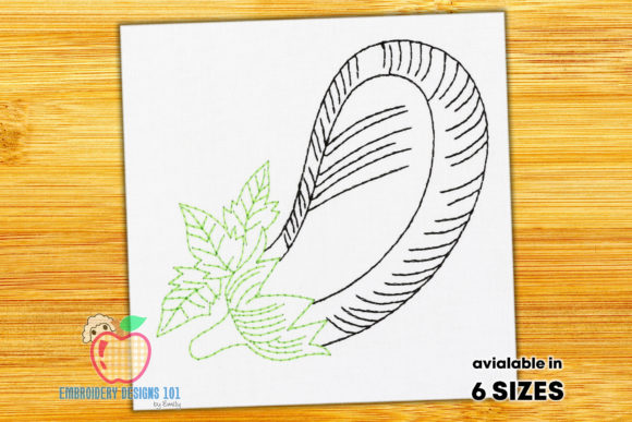 Eggplant with Leaf: A Charming Harvest Embroidery Review