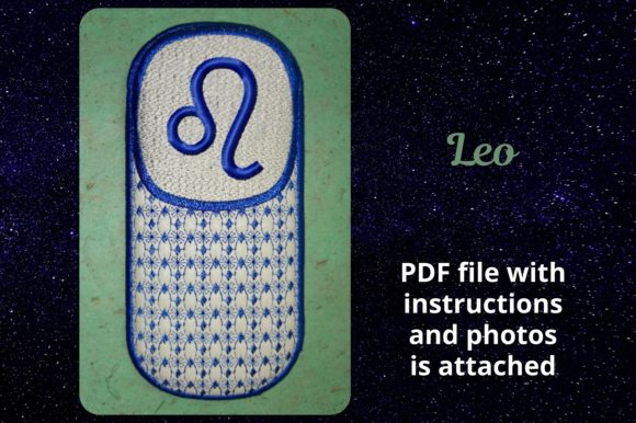 Evaluating the Leo Zodiac Eyeglass Case Embroidery Design