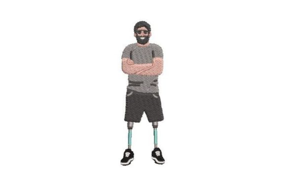 Person with Prosthetic Legs: An Embroidery Designerβs Review