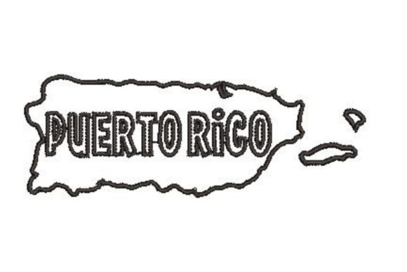 Puerto Rico Outline: A Seasonal Embroidery Design Review