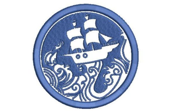 Ship in a Storm: A Nautical Embroidery Design Review